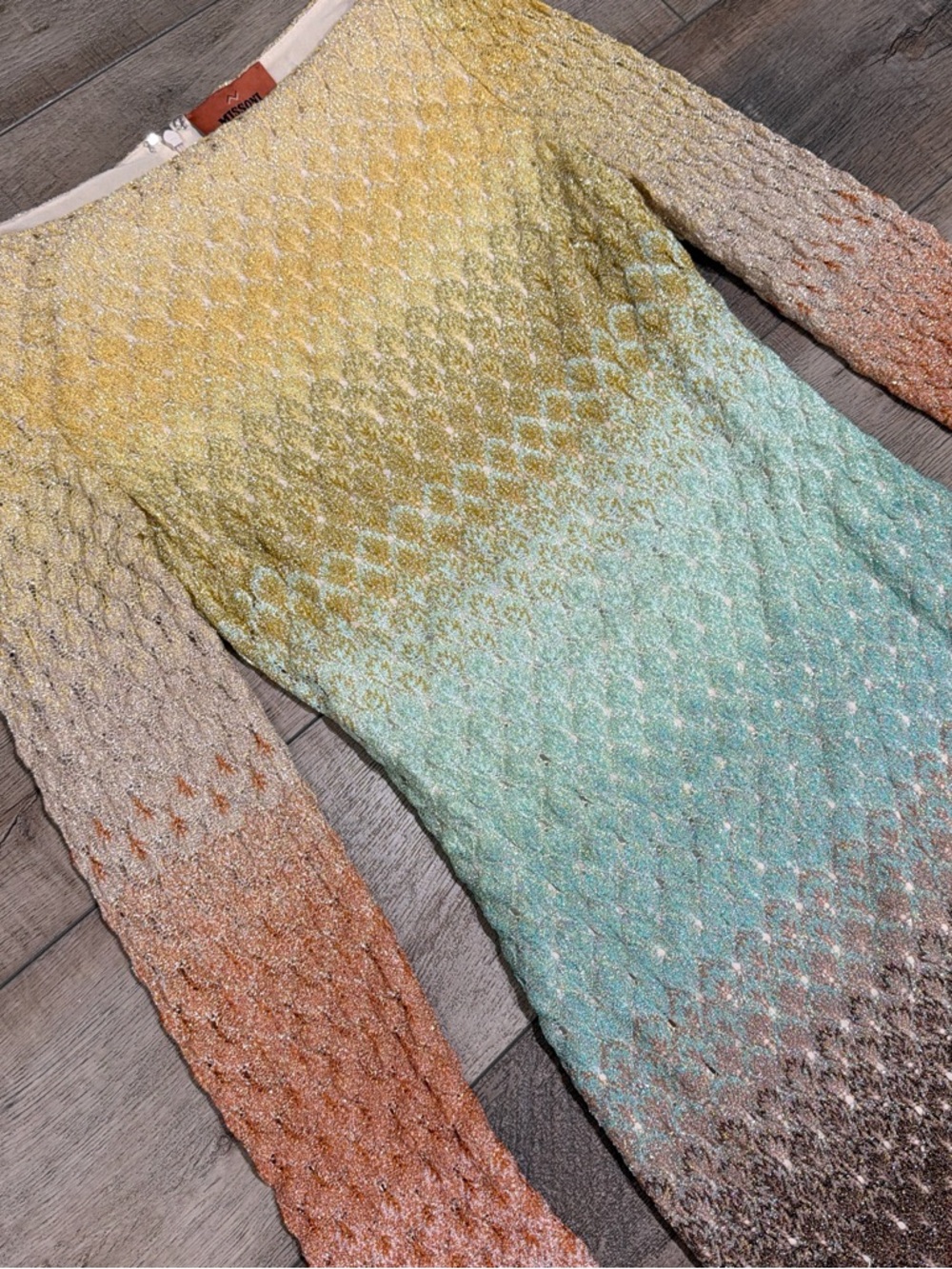 Missoni metallic ombré knit mini dress - Picture 4 of 8